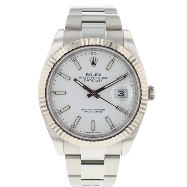 Rolex - Datejust 41 Oyster White Dial