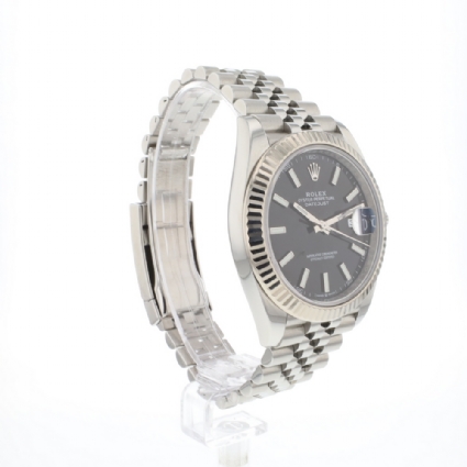 Datejust 41 Jubilee Fluted Black Dial