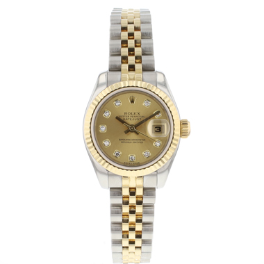 Rolex - Lady-Datejust 26 Jubilee Steel/Gold Diamond Dial