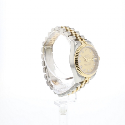 Lady-Datejust 26 Jubilee Steel/Gold Diamond Dial