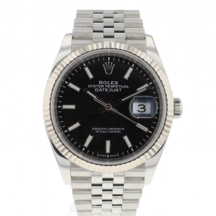 Datejust 36 Fluted Black Dial