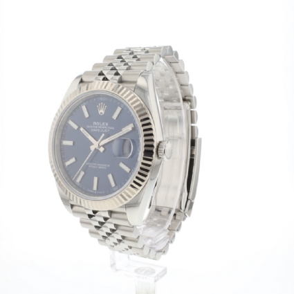 Datejust 41 Jubilee Fluted Blue Dial