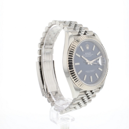Datejust 41 Jubilee Fluted Blue Dial