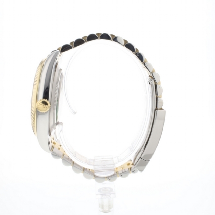 Datejust 41 Steel Gold Jubilee Fluted Black Diamond Dial