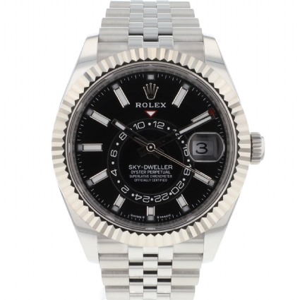 Sky-Dweller Steel Jubilee Black Dial