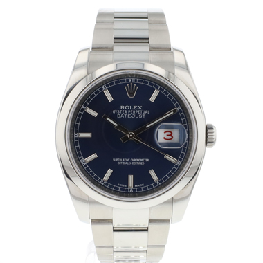 Rolex - Datejust 36 Blue Roulette Dial