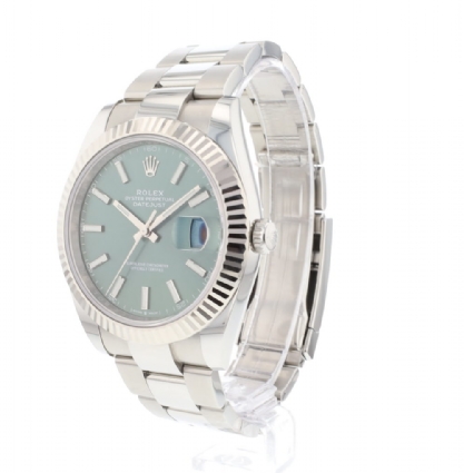 Datejust 41 Fluted Oyster Green Dial NEW 2022