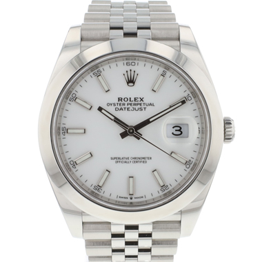 Rolex - Datejust 41 Jubilee White Dial