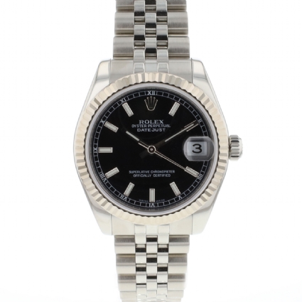 Datejust 31 Midsize Jubilee Black Dial