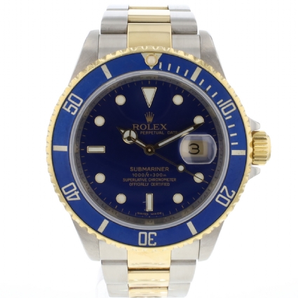 Submariner Date Steel Gold Blue Dial