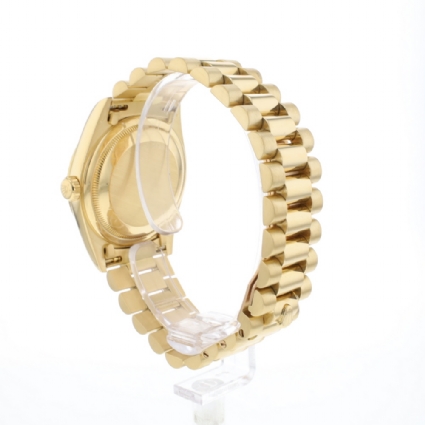 Day-Date 36 Yellow Gold Champagne Logo Diamond Dial