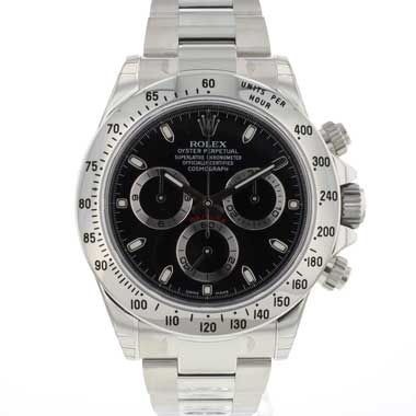 Rolex - Daytona Steel Black Dial NEW '13