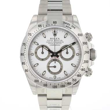 Rolex - Daytona Steel White Dial NEW '11