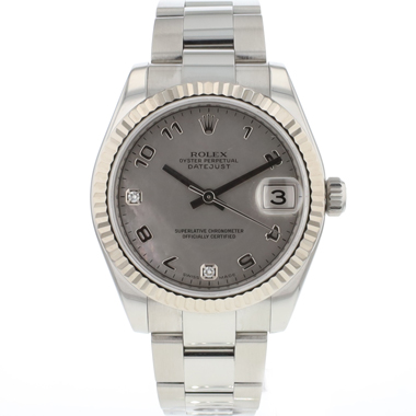 Rolex - Datejust 31 Fluted Oyster MoP Diamond Dial