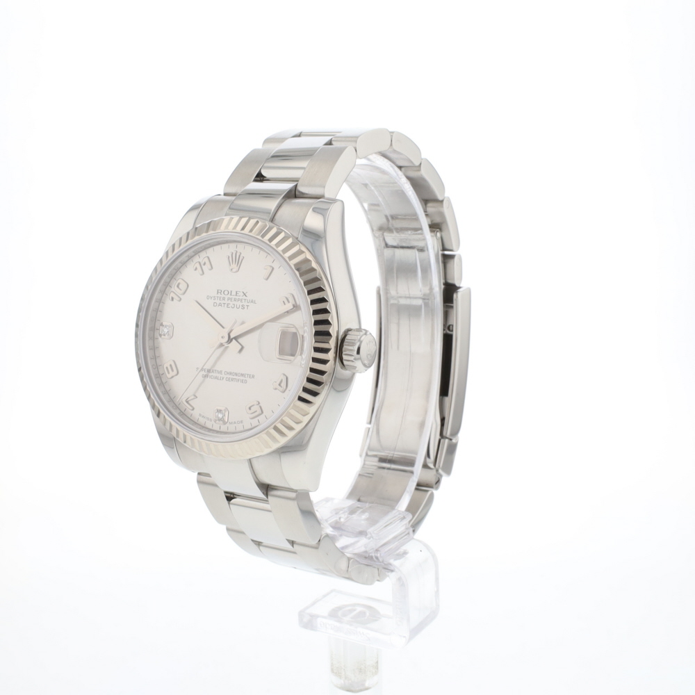 Datejust 31 Fluted Oyster MoP Diamond Dial
