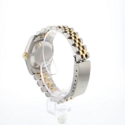 Datejust 31 Steel Gold Jubilee Fluted Blue Diamond Vignette Dial