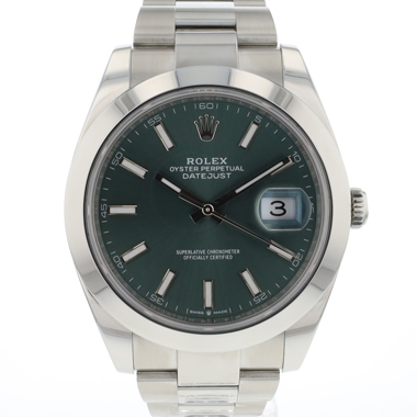 Rolex - Datejust 41 Oyster Mint Green