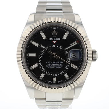 Rolex - Sky-Dweller Steel Black Dial