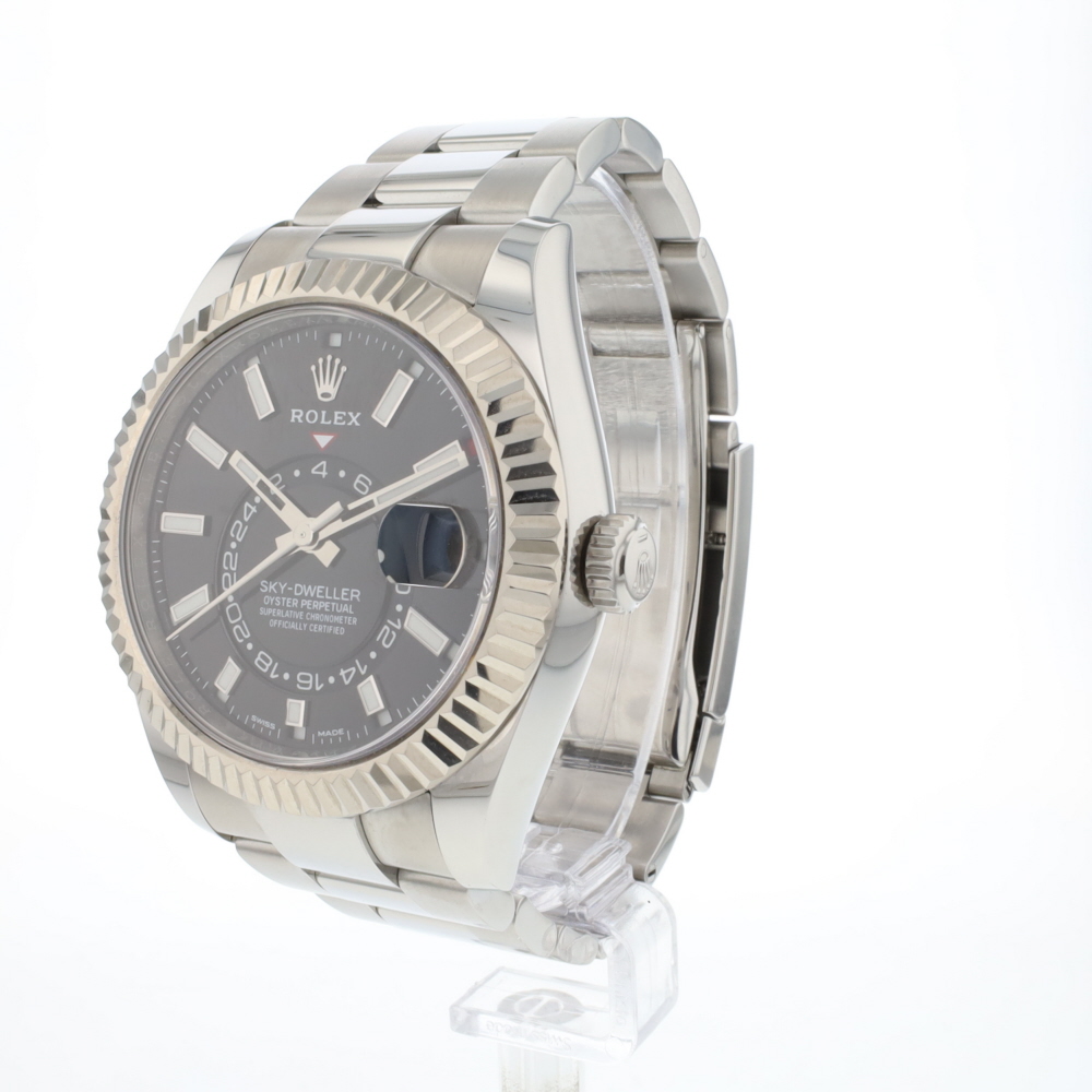 Sky-Dweller Steel Black Dial