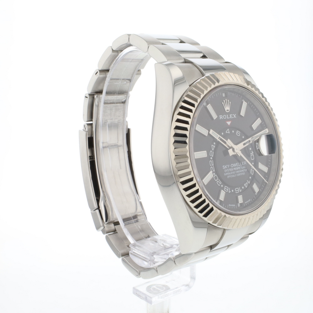 Sky-Dweller Steel Black Dial