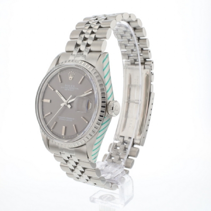 Datejust 36 Jubilee Fluted Grey Dial
