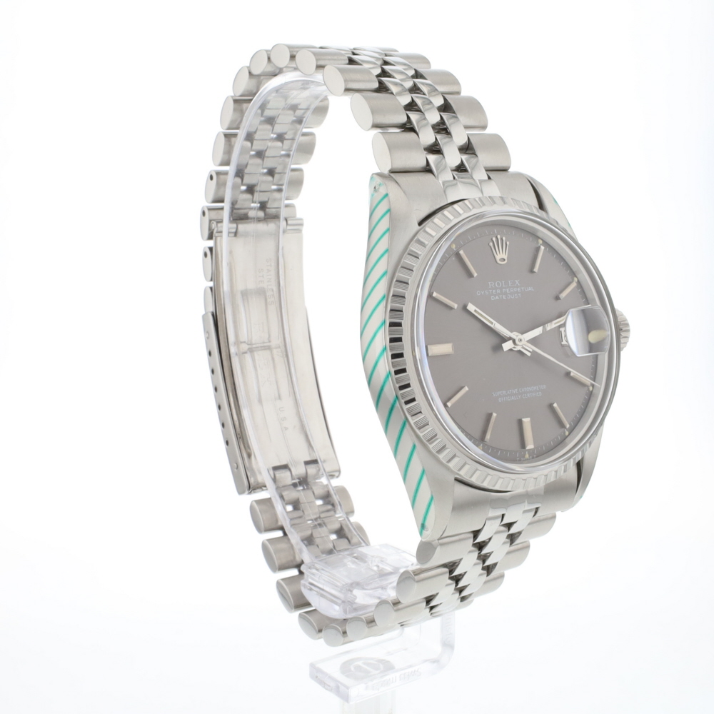 Datejust 36 Jubilee Fluted Grey Dial