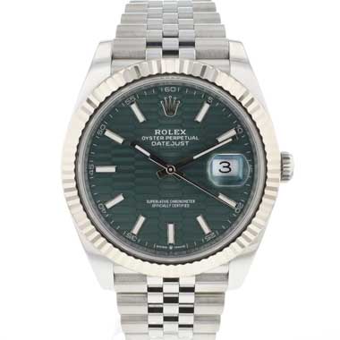 Rolex - Datejust 41 Jubilee Mint Green Motif Dial