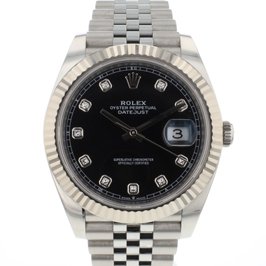 Rolex - Datejust 41 Jubilee Black Diamond Dial