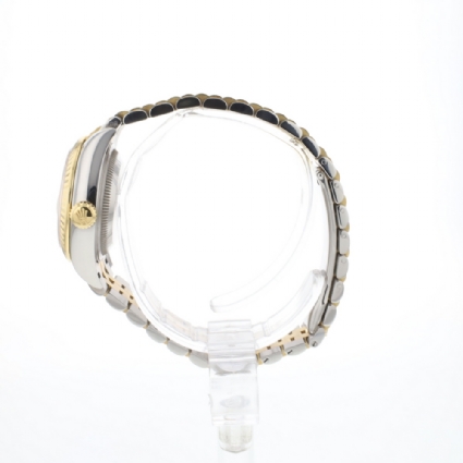 Lady-Datejust 28 Steel/Gold Jubilee Silver Diamond Dial