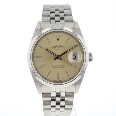 Rolex - Date 34 Silver Dial