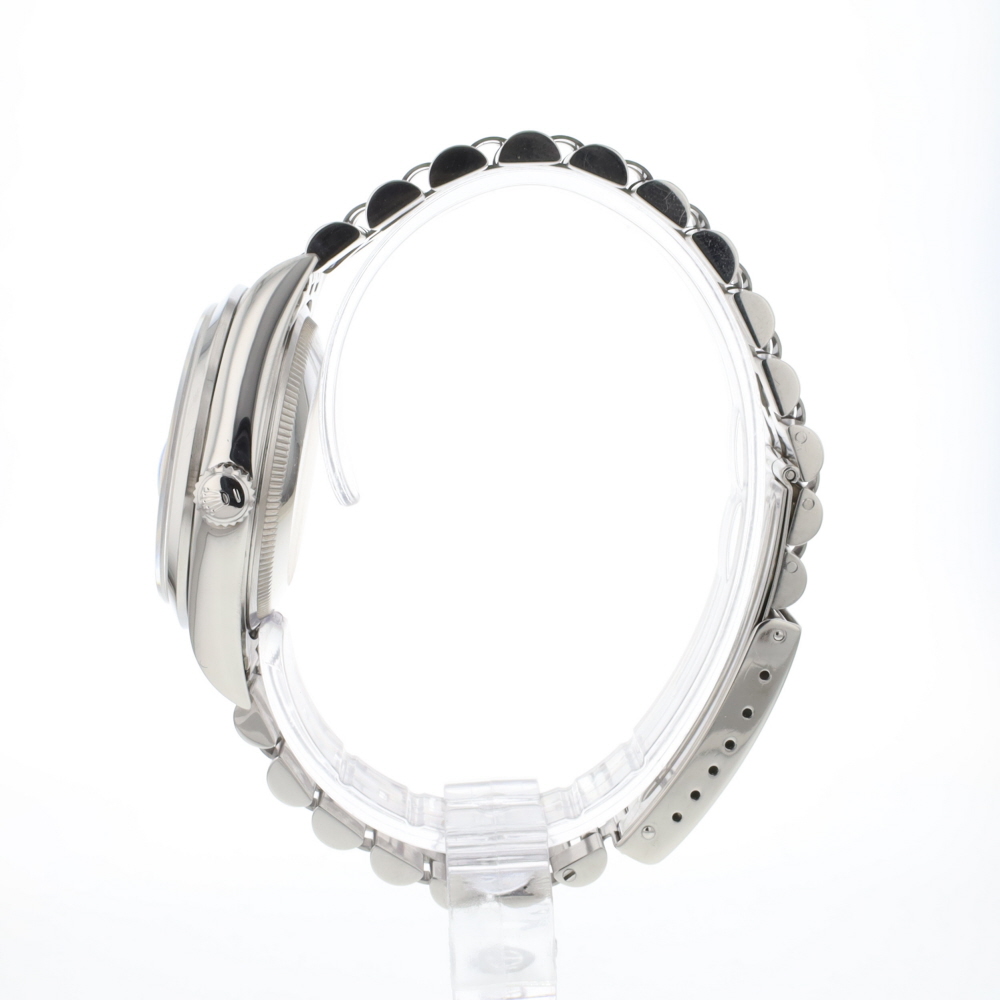Date 34 Silver Dial