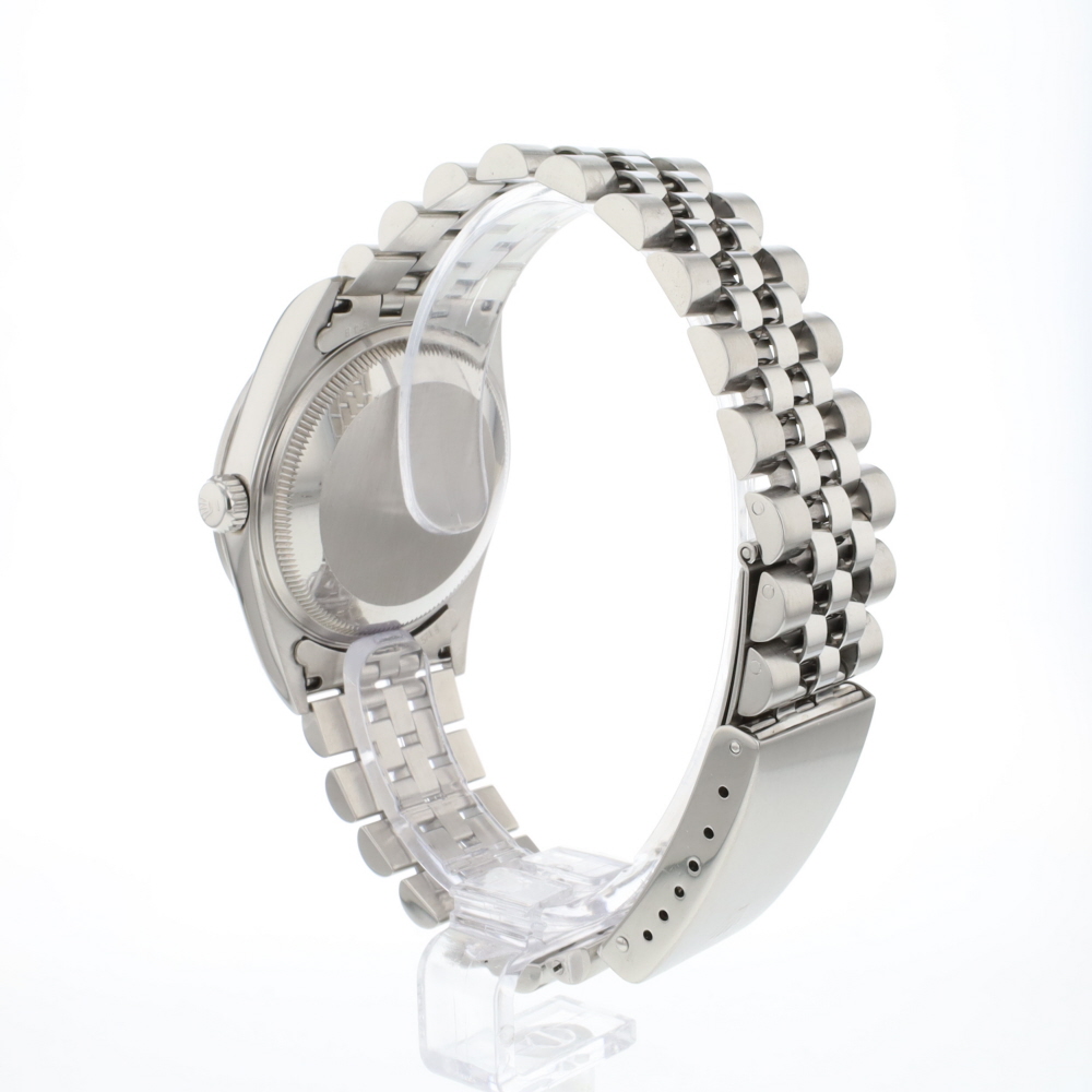 Date 34 Silver Dial