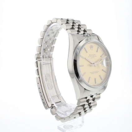 Date 34 Silver Dial