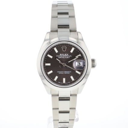 Lady-Datejust 28 Steel Oyster Grey Dial