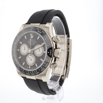 Daytona Black Ceramic White Gold Oysterflex 126519LN NEW