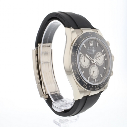 Daytona Black Ceramic White Gold Oysterflex 126519LN NEW