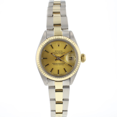 Rolex - Lady-Datejust 26 Steel/Gold Jubilee Champagne Dial