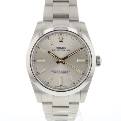 Oyster Perpetual 34 Silver Dial