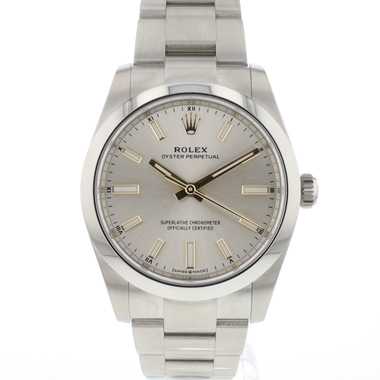 Rolex - Oyster Perpetual 34 Silver Dial