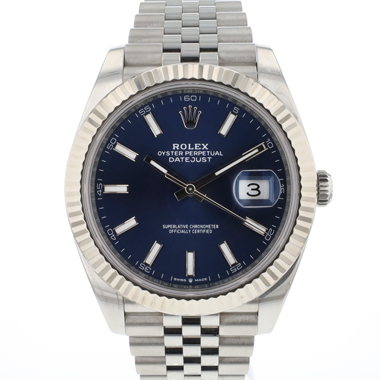 Rolex - Datejust 41 Jubilee Fluted Blue Dial
