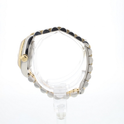 Lady-Datejust 26 Jubilee Steel/Gold Black Dial