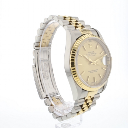 Datejust 36 Steel/Gold Champagne Dial
