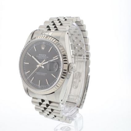 Datejust 36 Jubilee Fluted Black Dial