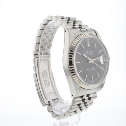 Datejust 36 Jubilee Fluted Black Dial