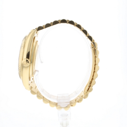 Day-Date 40 Yellow Gold Silver Honey Comb Dial