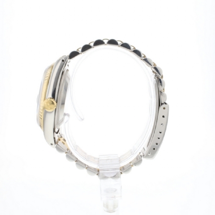 Datejust 36 Steel Gold Jubilee Fluted Green Vignette Diamond Dial