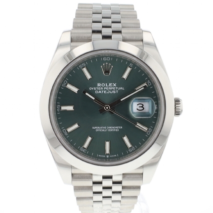 Datejust 41 Jubilee Mint Green Dial
