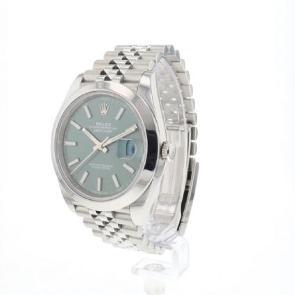 Datejust 41 Jubilee Mint Green Dial
