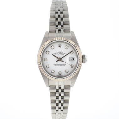 Rolex - Lady-Datejust 26 Lady Jubilee White Diamond Dial