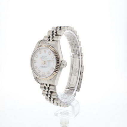 Lady-Datejust 28 Lady Jubilee Diamond White Dial